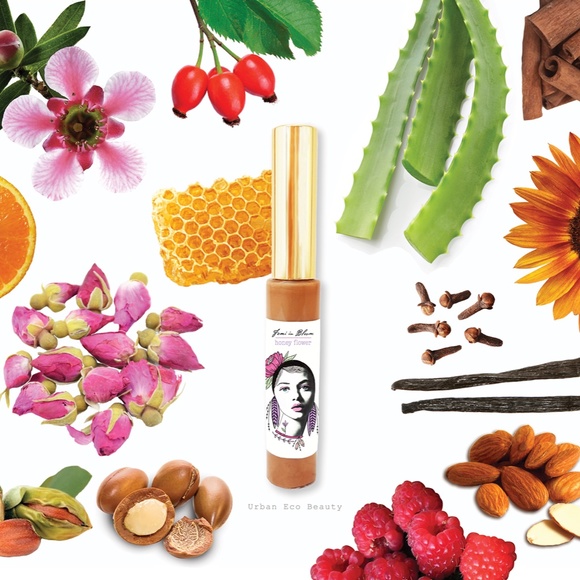 Natural Honey Nude Glow Organic Lip Gloss Plumper Treatment - Picture 4 of 11